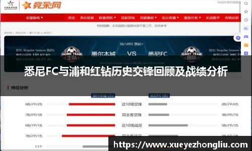 悉尼FC与浦和红钻历史交锋回顾及战绩分析